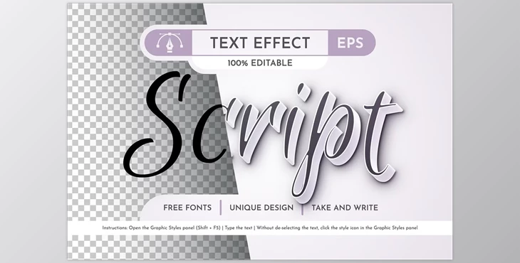 Download Script Editable Text Effect - 92006789