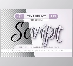 Download Script Editable Text Effect - 92006789