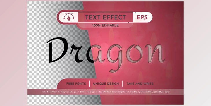 Download Dragon Fruit - Editable Text Effect - 91583426