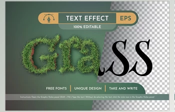 Download <span class='badge badge-warning'>Realistic</span> Grass Editable Text <span class='badge badge-warning'>Effect</span> - 91896210