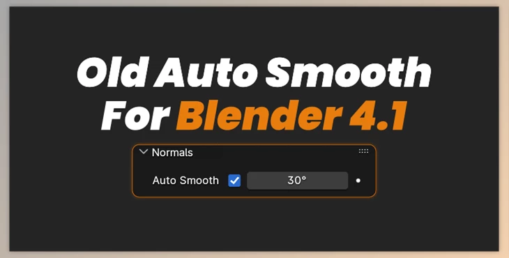 Download Old Auto Smooth v1.0.2 – For Blender 4.1