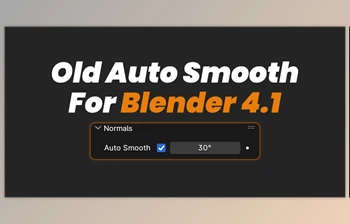 Download Old Auto Smooth <span class='badge badge-warning'>v1.0.2</span> – For <span class='badge badge-warning'>Blender</span> 4.1