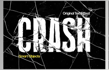 Download Crash Distortion Text Effect - 92508766