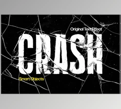 Download Crash Distortion Text Effect - 92508766