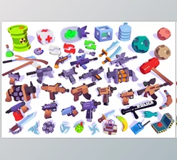 Download Unity Asset - Hypercasual Action Props Pack Volume 3 v1.0