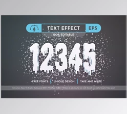 Download Icicle - Editable Text Effect - 91629741