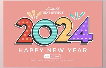 Download <span class='badge badge-warning'>2024</span> Text Effect Fun Style - 91872532
