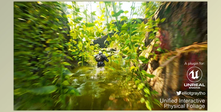 Download Unreal engine - UIPF - Unified Interactive Physical Foliage v5.3
