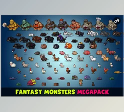 Download Unity Asset - Fantasy Monsters Animated (Megapack) v2.5