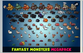 Download Unity Asset - Fantasy Monsters Animated (Megapack) v2.5