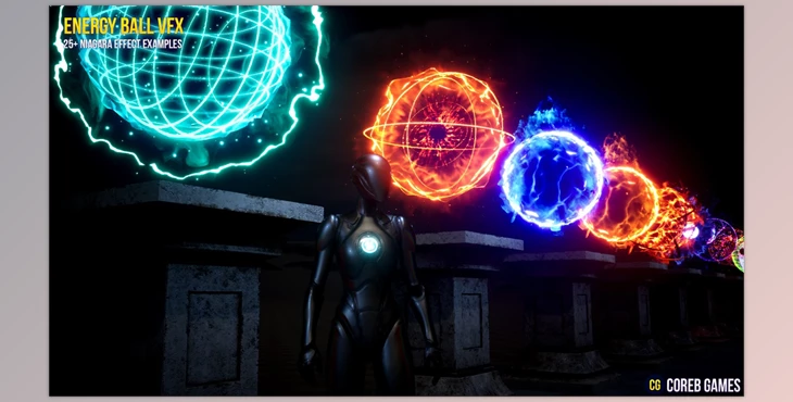 Download Unreal engine - Visual FX Energy Ball VFX Pack v5.0