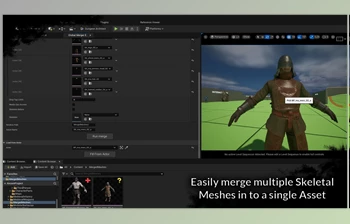 Download Unreal engine - Skeletal Mesh <span class='badge badge-warning'>Merger</span> V1.1 v5.1