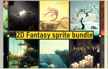 Download Unity Asset - <span class='badge badge-warning'>2D</span> Fantasy sprite bundle v1.6
