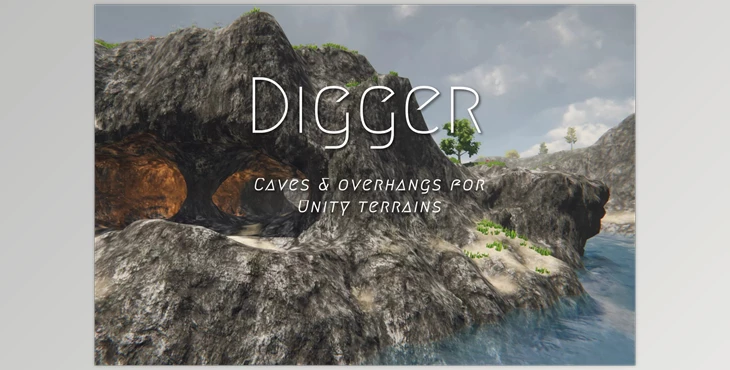 Download Unity Asset - Digger - Terrain caves & overhangs v6.0