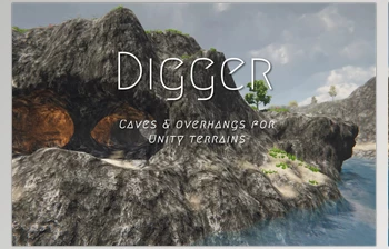 Download Unity Asset - <span class='badge badge-warning'>Digger</span> - Terrain caves & overhangs v6.0