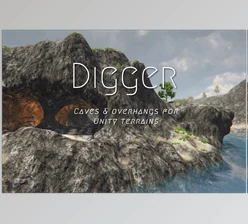 Download Unity Asset - Digger - Terrain caves & overhangs v6.0