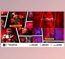 Download Comics Style Multiscreen Intro (Videohive 51671805) - AE Project