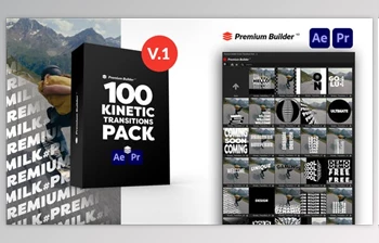 Download Kinetic Transitions <span class='badge badge-warning'>Pack</span> (Videohive 49401595) - AE Project