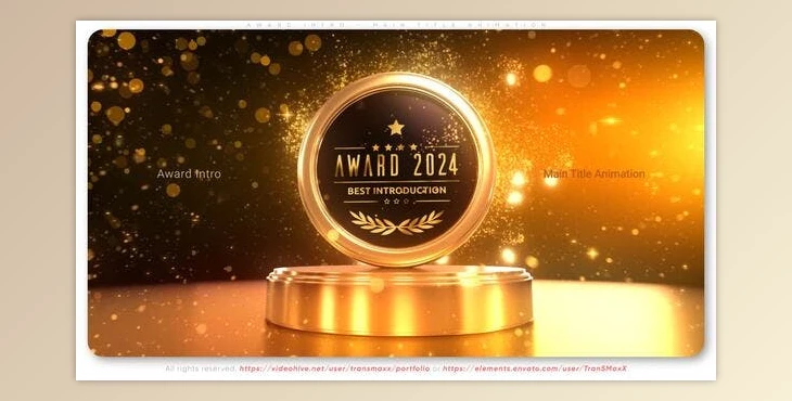 Download Award Intro – Main Title Animation (Videohive 51721754) - AE Project