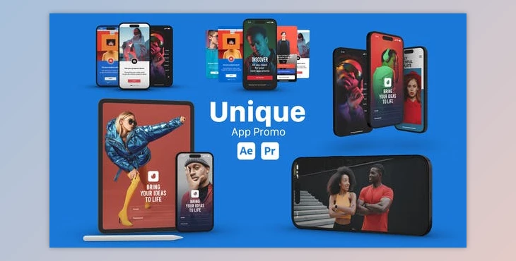 Download Unique App Promo (Videohive 51671802) - AE Project