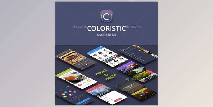Download Coloristic iOSAndroid UI Kit (60 App Screens) GraphicRiver - 19201752
