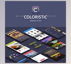 Download Coloristic iOSAndroid UI Kit (60 App Screens) GraphicRiver - 19201752
