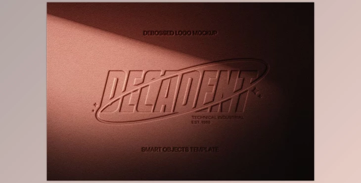 Download Embossing Logo Mockup - 92528922