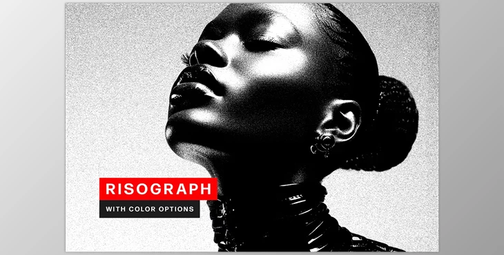 Download Risograph Duotone Photo Effect - 92508918