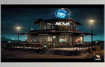 Download Unreal engine - Nova Space Burgers / Cyberpunk Abandoned Restaurant / Space <span class='badge badge-warning'>Bar</span> + ULAT v5.3