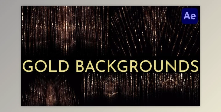 Download Gold Backgrounds for After Effects (Videohive 51706125) - AE Project