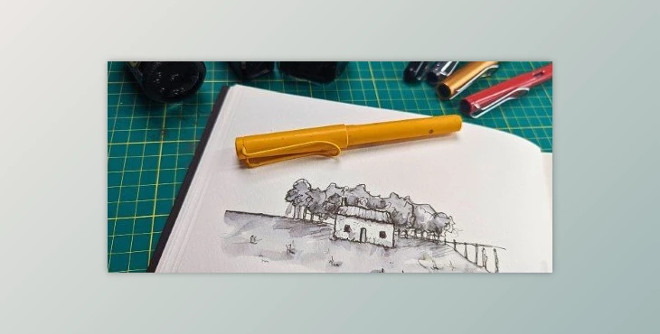 Download Ink Sketching For All – Water Soluble Techniques and Sketchbook Projects