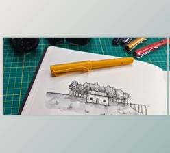 Download Ink Sketching For All – Water Soluble Techniques and Sketchbook Projects