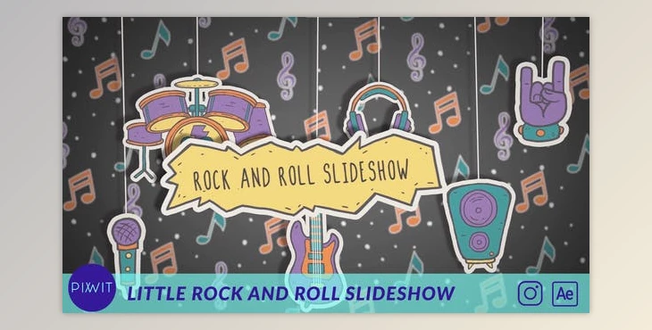 Download Little Rock and Roll Slideshow (Videohive 51715791) - AE Project