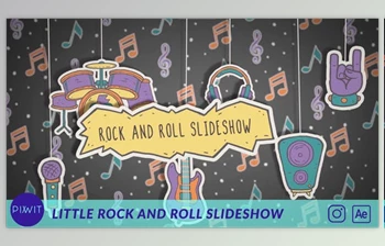 Download <span class='badge badge-warning'>Little</span> Rock and Roll Slideshow (Videohive 51715791) - AE Project