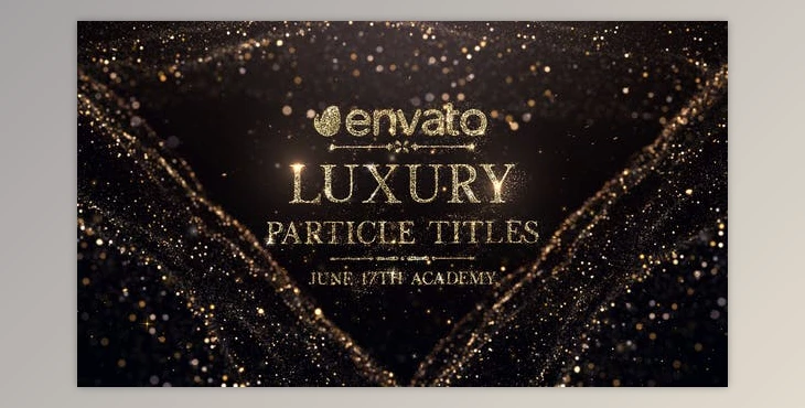 Download Luxury Particle Titles (Videohive 50558141) - AE Project