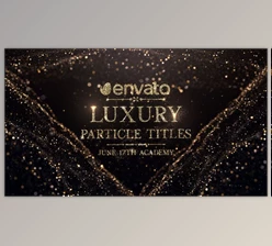 Download Luxury Particle Titles (Videohive 50558141) - AE Project