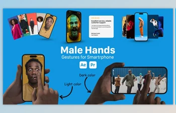 Download Male <span class='badge badge-warning'>Hand</span> Gesture for Smartphones (Videohive 51691929) - AE Project