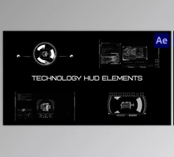 Download Technology Hud Elements for After Effects (Videohive 51637324) - AE Project