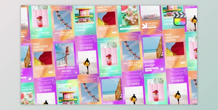 Download Happy Social Media Stories / FCPX