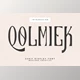 Download Qolmiek Serif Display Font