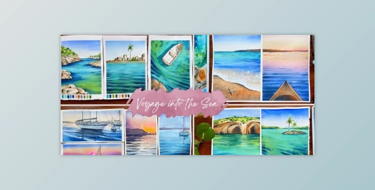 Download Voyage into the Sea – A 15 Day Watercolor Series