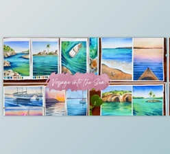 Download Voyage into the Sea – A 15 Day Watercolor Series