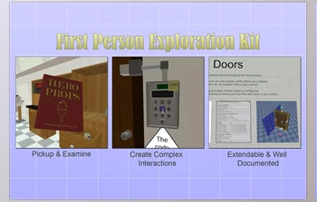 Download Unity Asset - <span class='badge badge-warning'>First</span> Person Exploration v2.2.6
