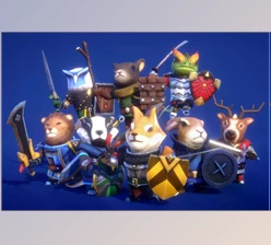 Download Unity Asset - Modular Animal Knight PBR V1.4