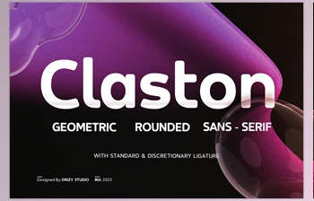 Download Claston – Geometric <span class='badge badge-warning'>Rounded</span> <span class='badge badge-warning'>Font</span>