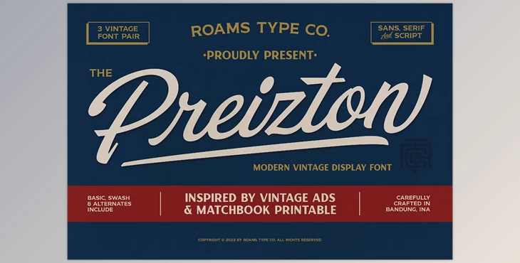 Download RTCO Preizton Font Family