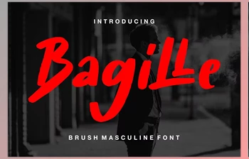 Download Bagille | Brush Masculine <span class='badge badge-warning'>Font</span>