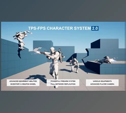 Download Unreal engine - TPS-FPS Character System v2 v5.1