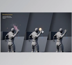 Download Unreal engine - Multiplayer Object Throwing System v5.0