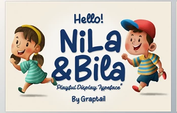 Download Nila & Bila <span class='badge badge-warning'>Typeface</span>